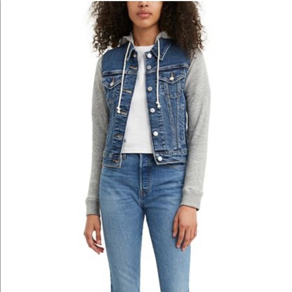 levis denim hoodie